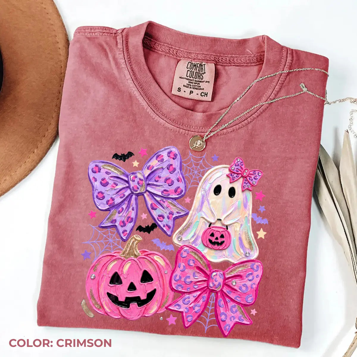 Comfort Colors Preppy Ghost Coquette Shirt Cotton Tee