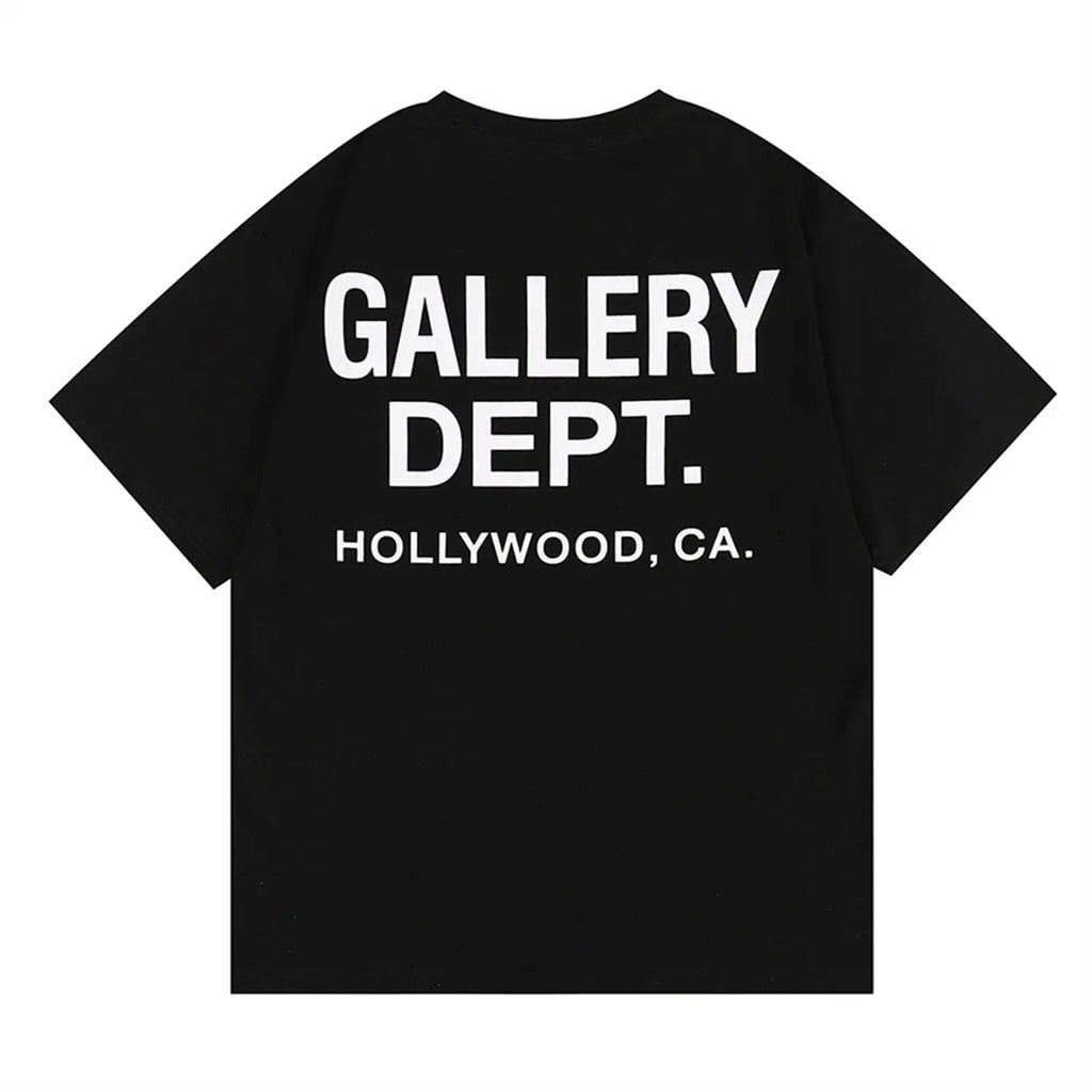 GALLERY DEPT Classic Letter Skull T-Shirt for Men & Women