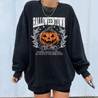Halloweentown University Shirt - Sweatshirt - Hoodie, Halloween Town Est 1998 Sweatshirt, Fall Sweatshirt, Vintage Pumpkin Shirt, Women Halloween Sweatshirt, Spooky Season, Halloween Gift, Full Color, For Men, For Women, Casual, Classic Fashion, Tee Print - View 4