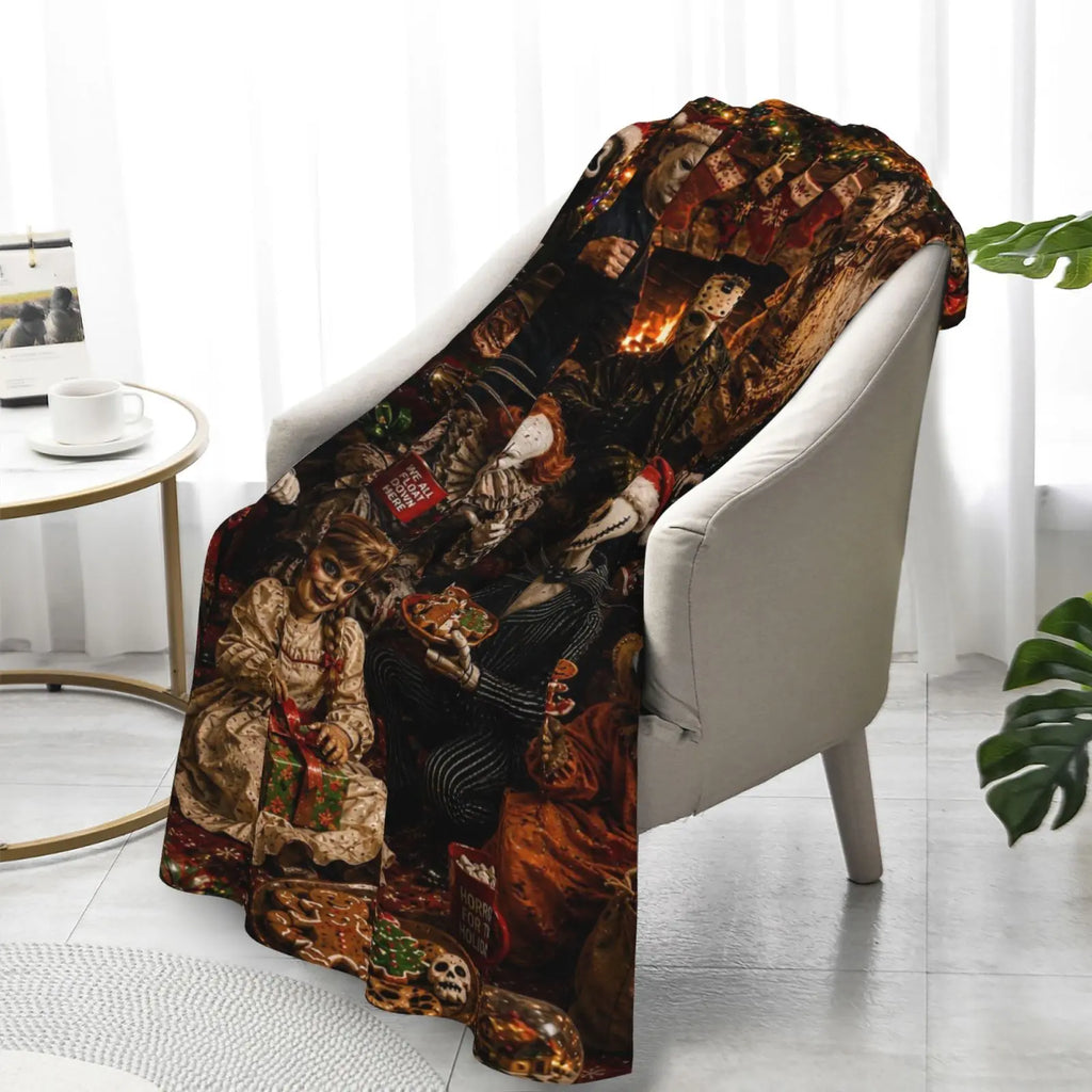 Halloween-M Blanket All Season Sofa Bedroom Chairs Dorm Couch Camping Soft Warm Cozy Bed Fleece Throw Gift for Men Women Boy Girl - View 13