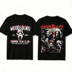 Men's Ghostface Hoodie or T-Shirt Tops - Classic Outerwear, Halloween Ready Horror Character Graphic Pullover, Spooky Casual Streetwear Merch for Horror Fans,sohochic