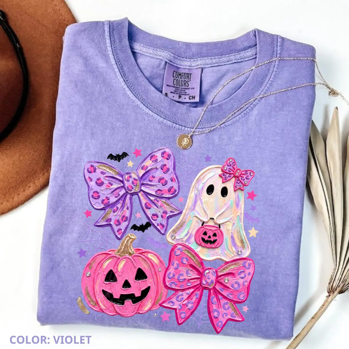 Comfort Colors Preppy Ghost Coquette Shirt Cotton Tee