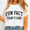 Fun Fact I Don’t Care Sweatshirt - Sarcastic College Style