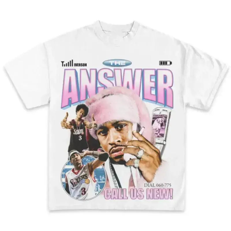 Allen Iverson Icy Graphic T-Shirt for Men Women Youth