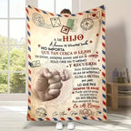 A Spanish letter: papa gives a blanket to his daughter, papa & mama give Birthday gift for son & daughter. A soft and comfortable flannel blanket, perfect for various occasions, a Valentine's Day gift.Easter Gifts for Kids - View 13