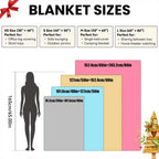 Rudolph the Red - Nosed Reindeer Christmas - Themed Blanket| Sofa Binging Throw, AC Home Blanket, Outdoor Picnic Vibe For Christmas party decor, winter family movie nights, New Year gathering decor Ideal for Christmas, New Year's Day, New Year - View 4