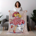[Memorial Day Deals] Multi-Size Anime Candy Digital Print Glam Soft Cozy Blanket - All-Season Wrap for Sofa, Office - Christmas Gift for Friends, Anime Room Decor & House Decor - View 3