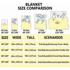 Our Lady of Guadalupe Pink Bow Frame Art Flannel Blanket - Super Soft Warm Wrinkle Resistant Polyester Throw with Colorful Cute Sloth Design, Comfy Vibes Cozy Style - Ideal for Bed, Sofa - Unique Gifts for Women - View 2