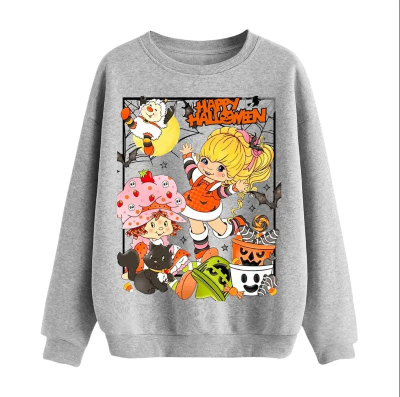Happy Halloween Strawberry Sweatshirt - Gildan Cotton