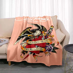 3dED- HARDY Tattoo Tiger Skull Blanket Living Room Bedroom Sofa Soft and Comfortable Warm Blanket Office Leisure Blanket - View 22