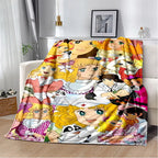 2025 New Style Candy Candy Girl Cartoon Anime Soft Plush Blanket,Flannel Throw Blanket Polyester Blanket for Living Room Bedroom Sofa Kid Gift - View 21