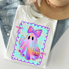 Comfort Colors Preppy Halloween Ghost Cotton Tee Unisex