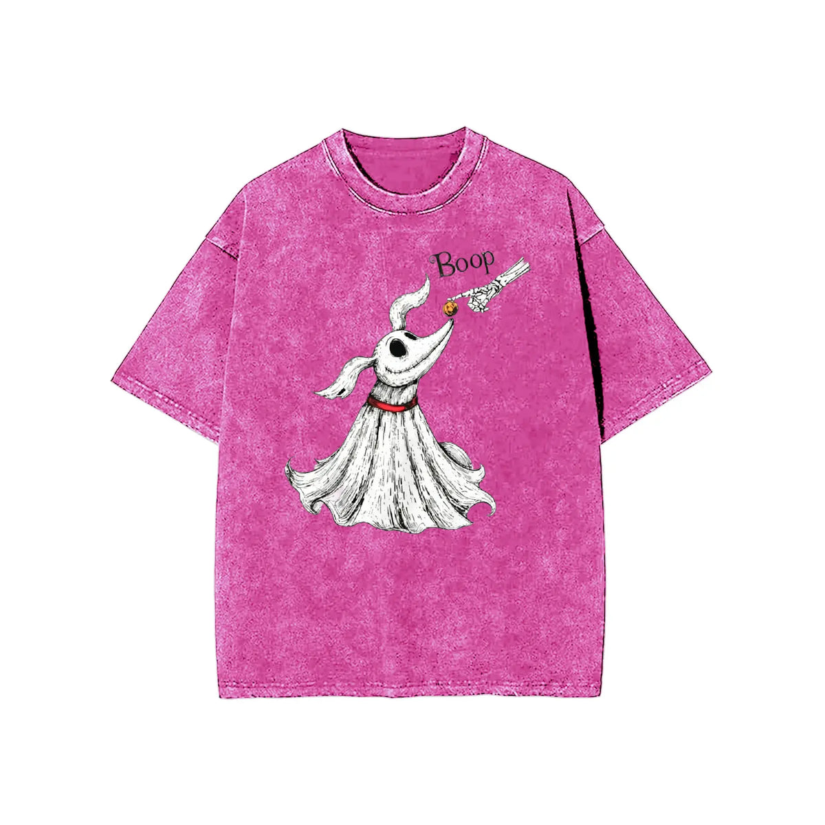 Zero Dog Boop Skeleton Hand Funny T-Shirt, Halloween Trip Tee, Nightmare Before Christmas Matching Shirt - View 10