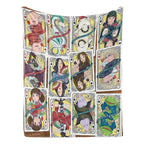 Studio Ghibli Anime Blanket Soft Funny Throw Blanket Cozy Lightweight Plush Portable Cover Blanket For Sofa,Warm Gift For Birthday,Christmas,Multiple Blanket - View 8