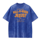 Retro Fall Religious Sweatshirt, Are You Fall-O-Ween Jesus, Womens Christian Shirt, Follow Jesus Shirt, Bible Matthew Shirt, Cute Thankful Shirt, Bible Verse Sweater, Cotton Round Neck Tee, Full Sizes, Full Colors, Womenswear
