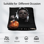 SPXUBZ Blanket Halloween Blanket Horror Movie Blanket Flannel Fleece Throw Blanket for Kids Adults Bedding - View 2