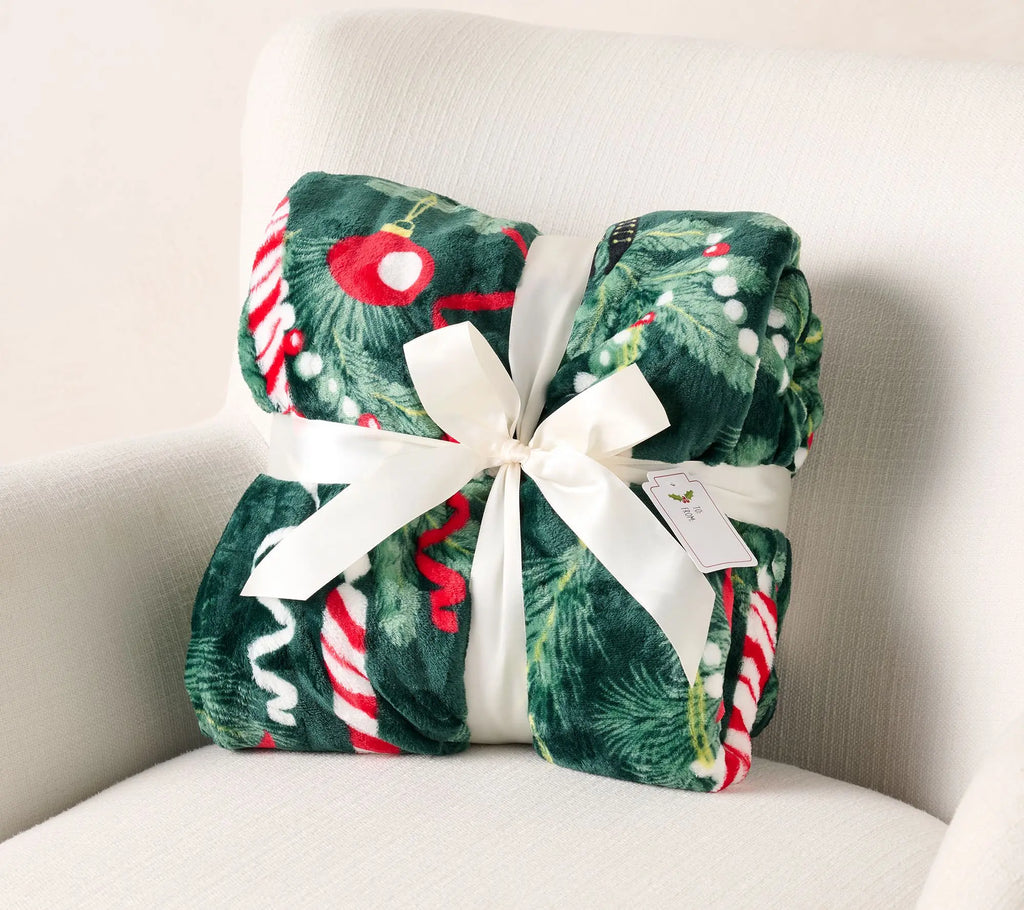 Kringle Express Oversized 60x80 Holiday Printed Throw - View 2
