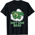 100% Cotton Funny Bear Smoking Weed 4:20 T-Shirt