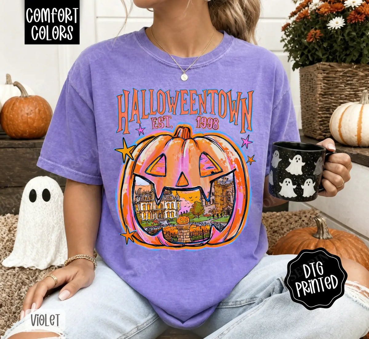 Halloweentown Comfort Colors Women’s Graphic Tee