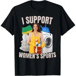 Support Women's Sports Unwearable Aduld Humor Bootleg T-Shirtstreetwear, tiktok shop deals, summer outfits, guys gifts, summer clothes, gifts for him, graphic tee, men's shirts, t shirt, clothes for men