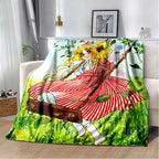 2025 New Style Candy Candy Girl Cartoon Anime Soft Plush Blanket,Flannel Throw Blanket Polyester Blanket for Living Room Bedroom Sofa Kid Gift - View 11
