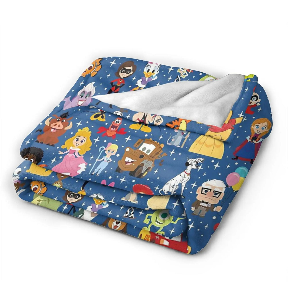 [SummerVibes] DISNEY CLASSIC Characters Blanket, Super Soft Print Throw Blanket for Kids/Adults, Cute Cartoon Movie Characters, Cozy Bed Sofa Blanket - View 4
