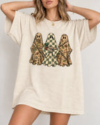 Hunting Season Ghosts Comfort Shirt: Camo Mallard Duck Halloween Tshirt - View 7