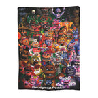 Cute Five Nights At Freddy's Blankets for Girls Boys Throw Cartoon Blanket Super Warm Soft Plush Lightweight Fleece Flannel Blanket Christmas Birthday Winter Sofa Bedding Blanket 40x30In - View 8