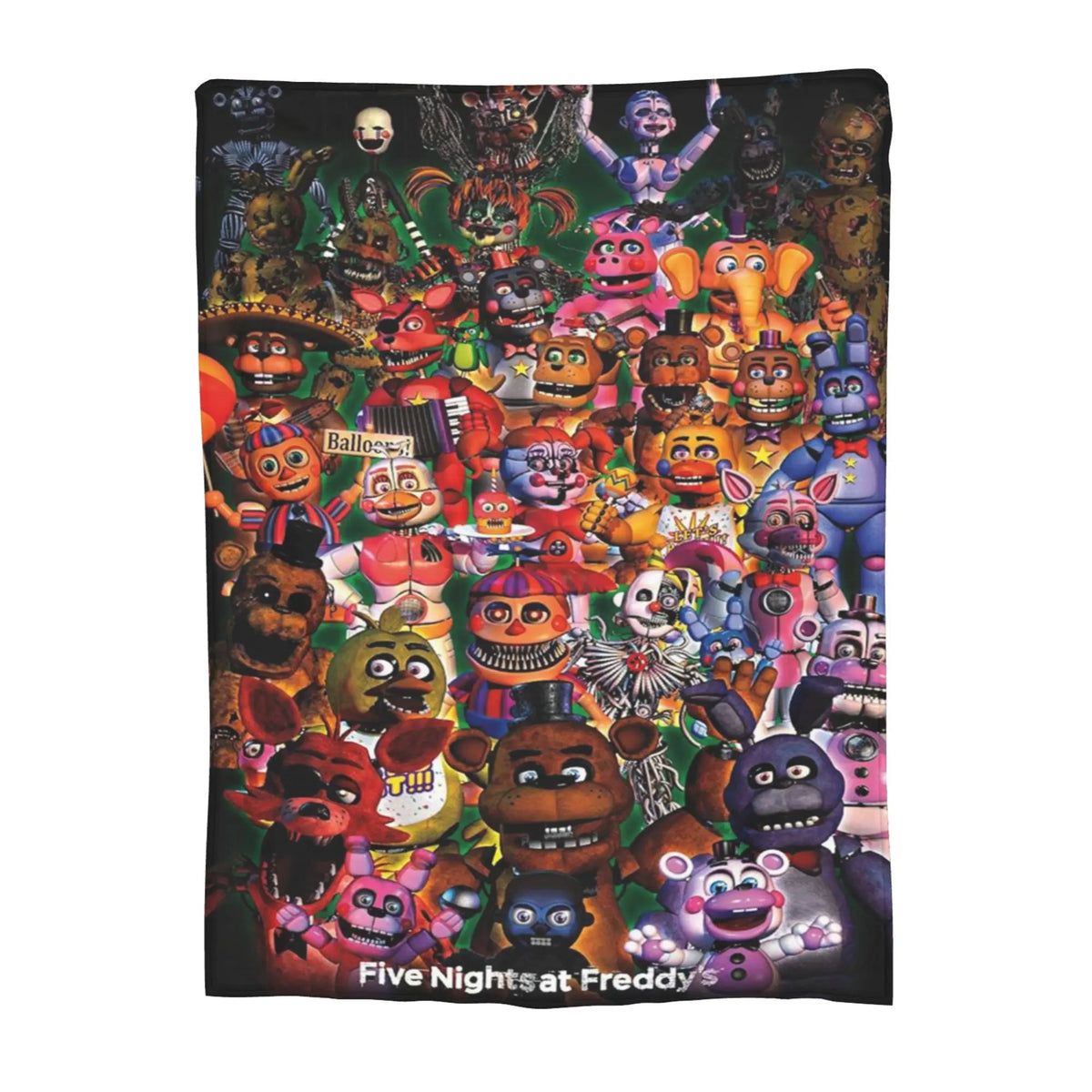 Cute Five Nights At Freddy's Blankets for Girls Boys Throw Cartoon Blanket Super Warm Soft Plush Lightweight Fleece Flannel Blanket Christmas Birthday Winter Sofa Bedding Blanket 40x30In - View 8
