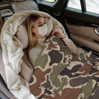 Vintage Duck Camo Blanket Retro Hunting Style Camouflage Throw for hunters outdoor Car Travel Home Gift for Men Women Adults - View 4