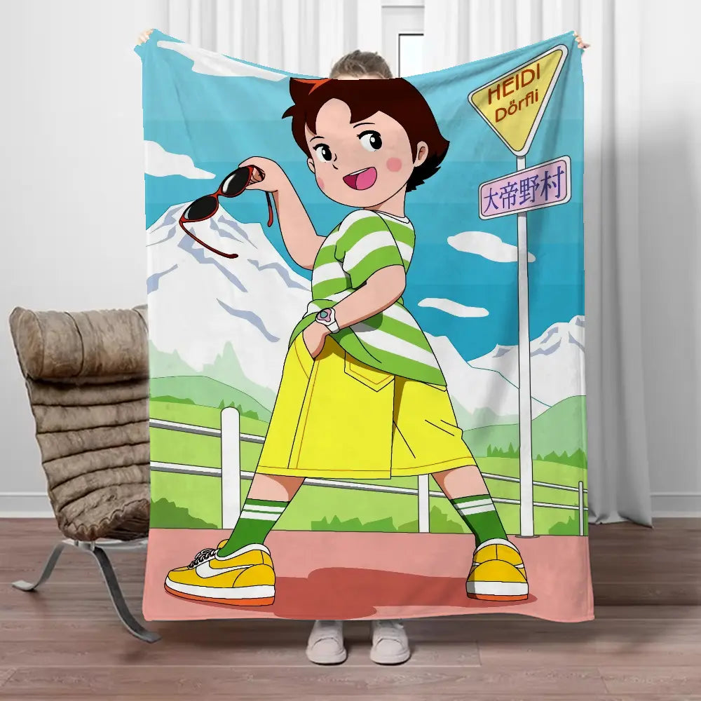 Blankets for Decorative Sofa Blanket for Sofas Heidi Friend Bed Throw Character Blanket King Size Luxury Blankets and Throws - View 9