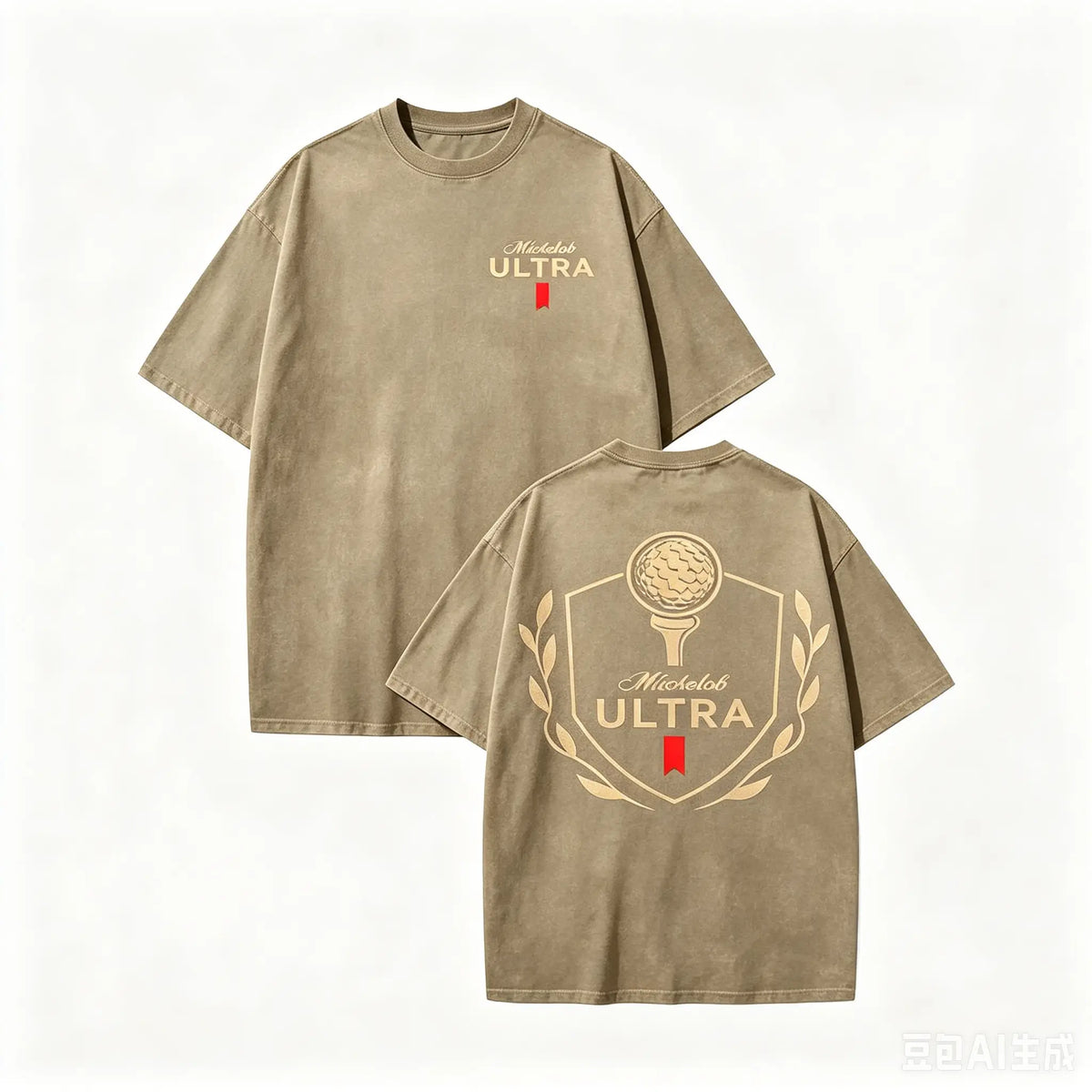 Michelob Ultra Golf Vintage Distressed T-Shirt for Women
