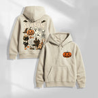 Halloween Spooky Season Graphic Hoodie Pullover Sweatshirt