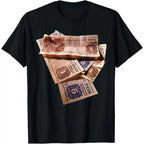 100% Premium Cotton T-Shirt Food Stamp Funny Gangster Food Stamps Retro 80's 90's Squad T-Shirt