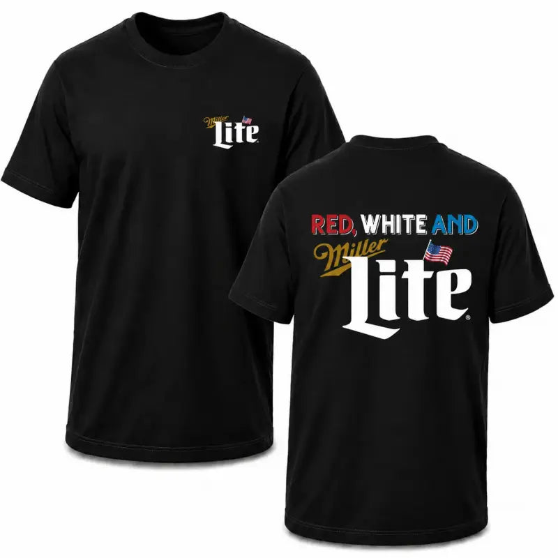 Red White And Lite Graphic T-Shirt for 4th of July Celebrations