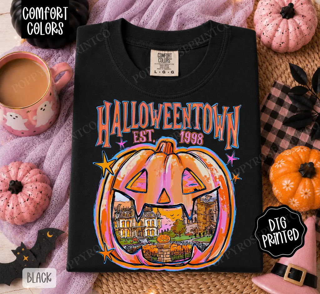 Halloweentown Comfort Colors Shirt, Trendy Women's Fall Tshirt, A Gift for Her - View 5