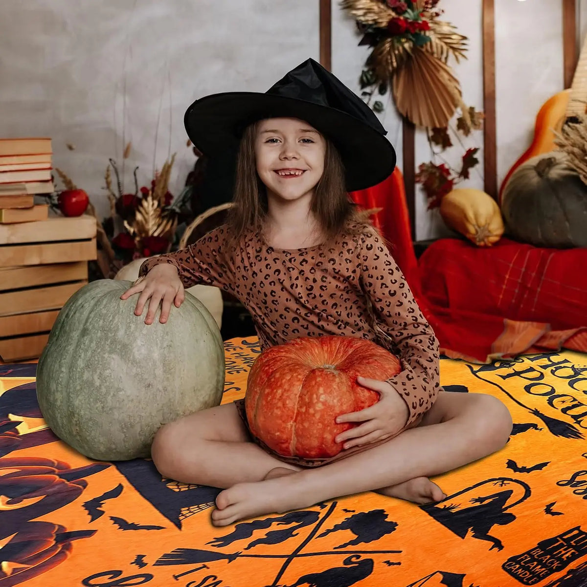 SPXUBZ Movie Witch Blanket Halloween Throw Blankets for Women Witch Flannel Fleece Blankets for Couch Sofa Bed Bedroom Chair Decor Halloween Decorations Blanket Young Adults Men Women Boy Girl Gift - View 3