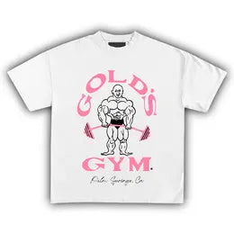【FathersDayGift】90s Gold Gym Palm Spring California T-Shirt Gold's Unisex Heavy Cotton Tee