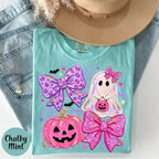 Comfort Colors Preppy Ghost Coquette Shirt Cotton Tee
