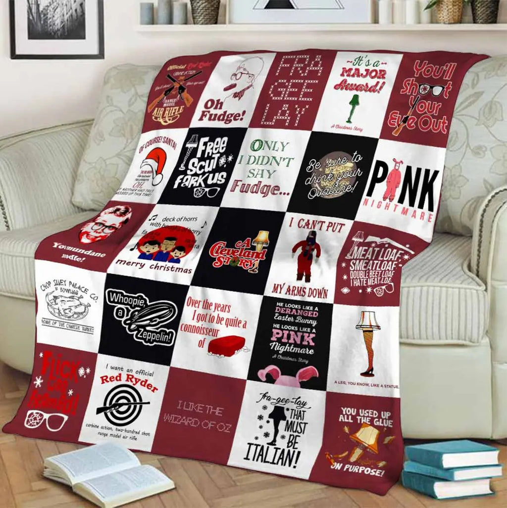 National Lampoon's Christmas Vacation Premium Fleece Mink Sherpa Blanket - Griswold Family, Clark Griswold Themed, Wrinkle Resistant, Super Soft Home Room Decor, Thanksgiving Gift for Child, Sizes 30x40in,40x50in,50x60in,60x80in (Baby Option) - View 7