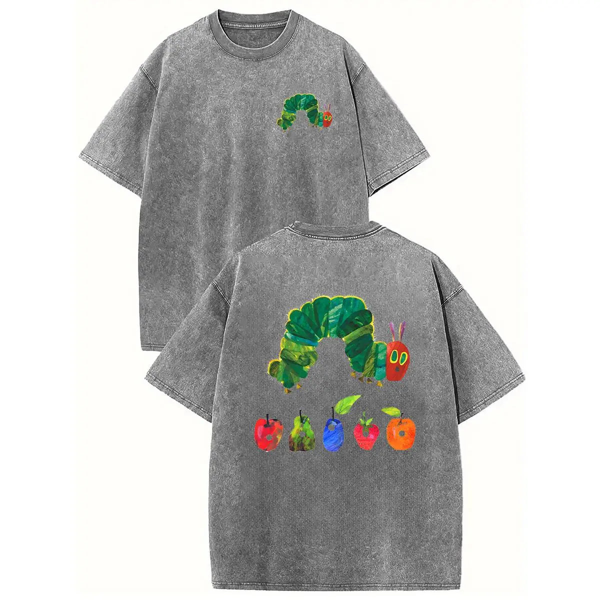 Holafish Heavyweight Cotton Streetwear T-Shirt with Acid Wash