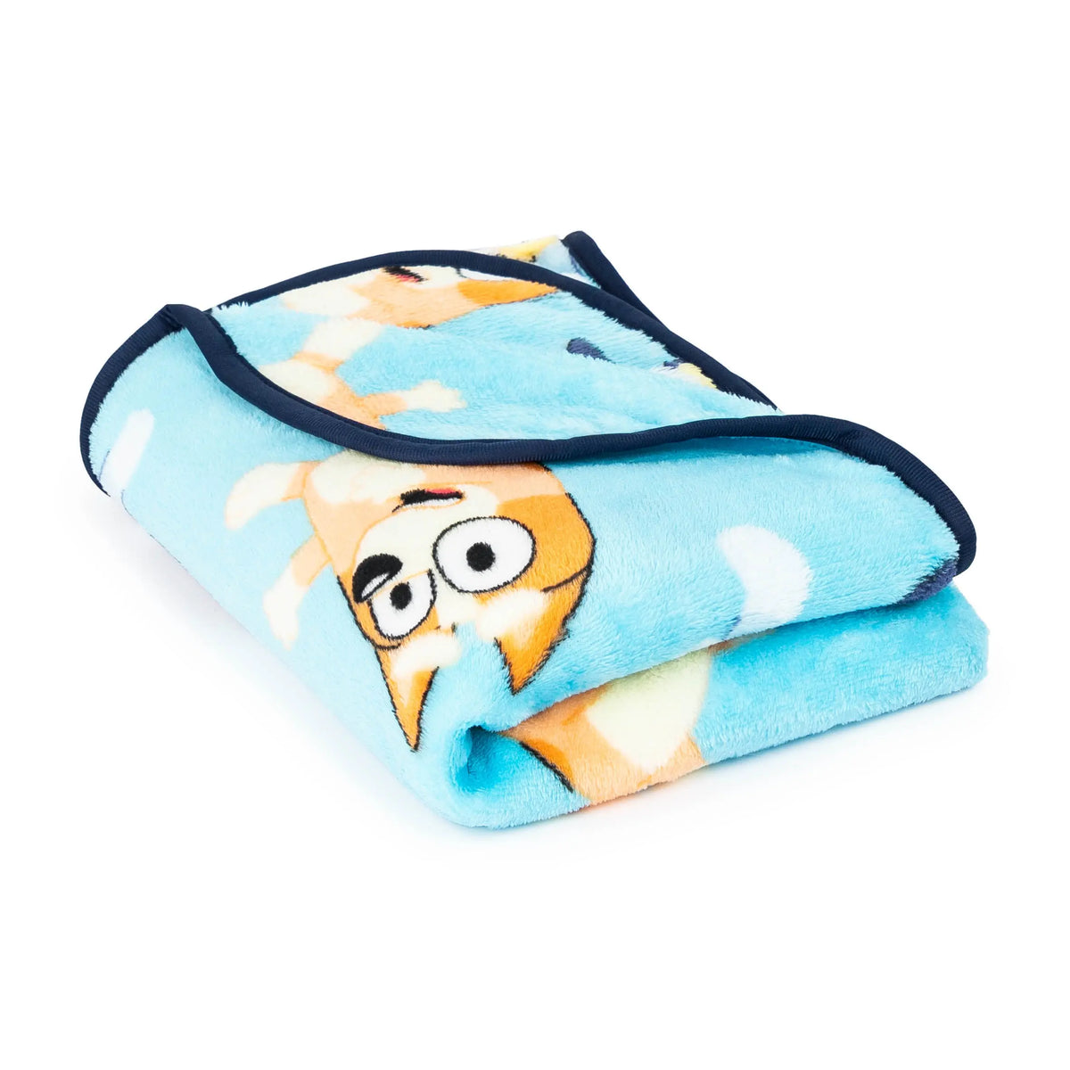 Jay Franco Bluey Dance Party Bedding Set Pack - Super Soft 40x50 in Cartoon Theme Blanket, 11" Hug Buddy, Spot Clean Pillow, Ideal for Guest Room Use & Gifting - View 4