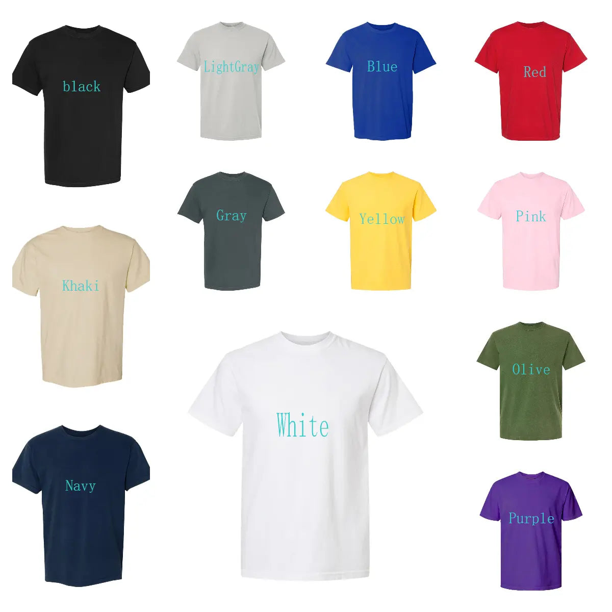Unisex Heavyweight Cotton T-Shirt with Vintage Golf Design