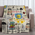 Gil-more Girls Throw Blanket Flannel Blanket Ultra-Soft Fleece Throw Cozy Fuzzy Plush Flannel Blanket Suitable for All Seasons Couch Bed Living Room Sofa Bedroom Chairs Dorm Birthday Valentine's Day Christmas Gifts - View 1