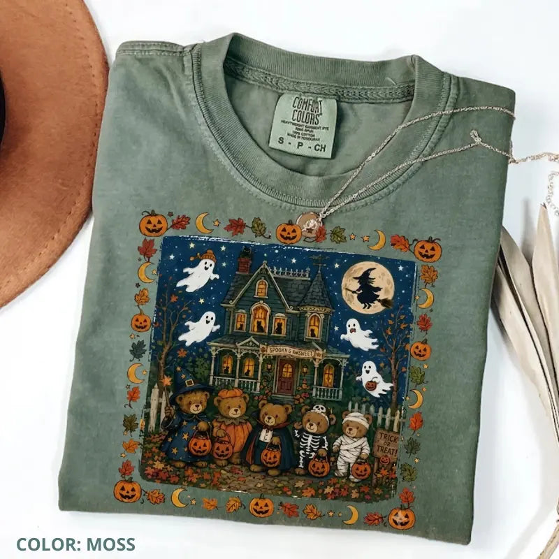 Comfort Colors 90s Bears Halloween Graphic Tee