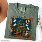 Comfort Colors 90s Bears Halloween Shirt, Trick or Treat Tee, Haunted House Graphic T-Shirt, Pumpkin Lover Spooky Season Gift - View 6