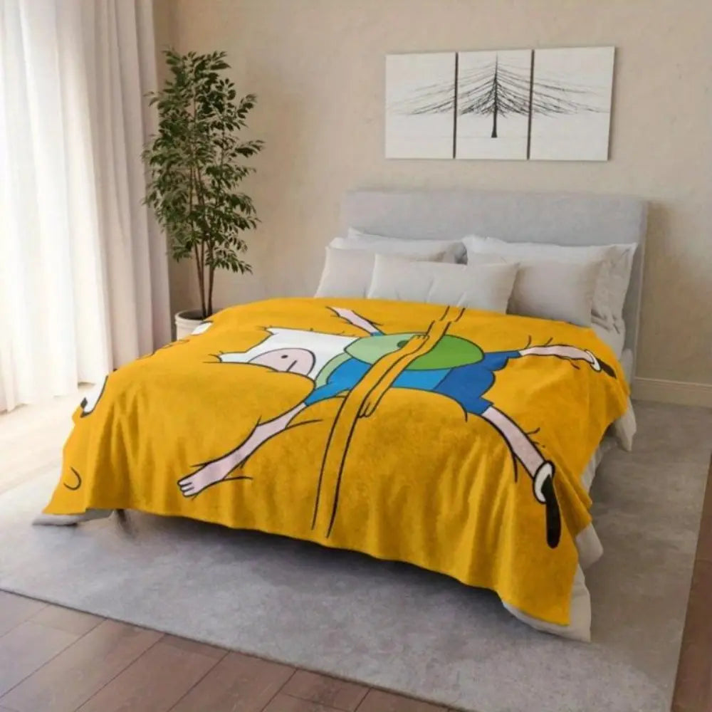 Adventure Time Blanket | Adventure Time Decorations, Home Decor, Gifts, Finn - View 2