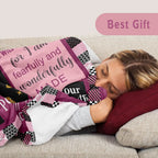 [Summer Sale Deals] Christian Bible Verse Blanket for Women Men, Inspirational Religious Gift for Him Her, 100% Polyester Flannel Blanket, One-Sided Print - View 4