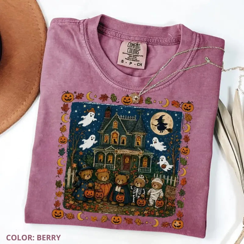 Comfort Colors 90s Bears Halloween Graphic Tee