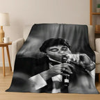 Tony Montana Action Scene Flannel Blanket Aesthetic Room Decor Soft Cozy Movie Theme Throw Blanket for Bedroom Sofa Couch Dorm Men Fans Birthday Christmas Holiday Gift - View 16